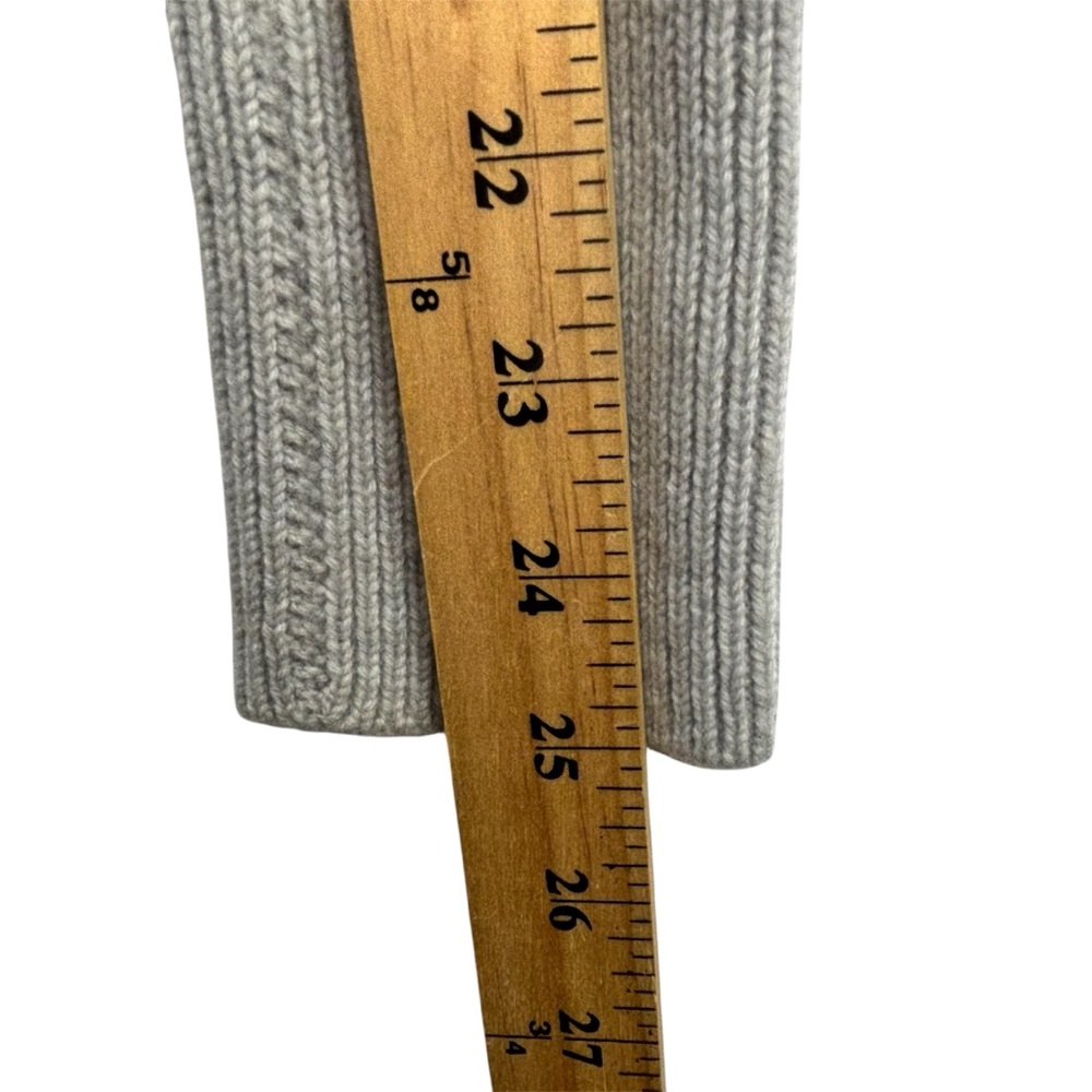 Banana Republic Todd & Duncan Scottish Cashmere Sweater Cowlneck Gray Size M - Picture 10 of 12